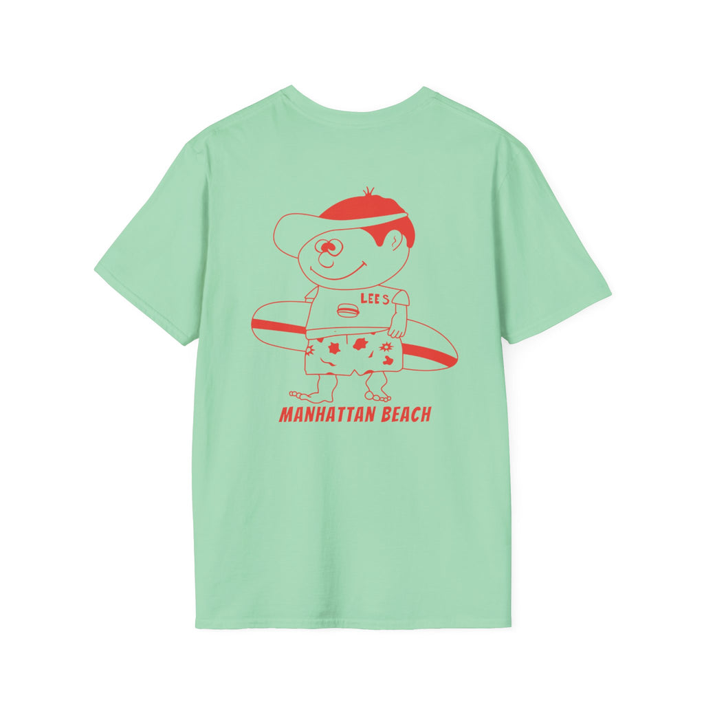Greasy Lee's  Strand and Marine Old School T-Shirt | Manhattan Beach vintage surfer logo