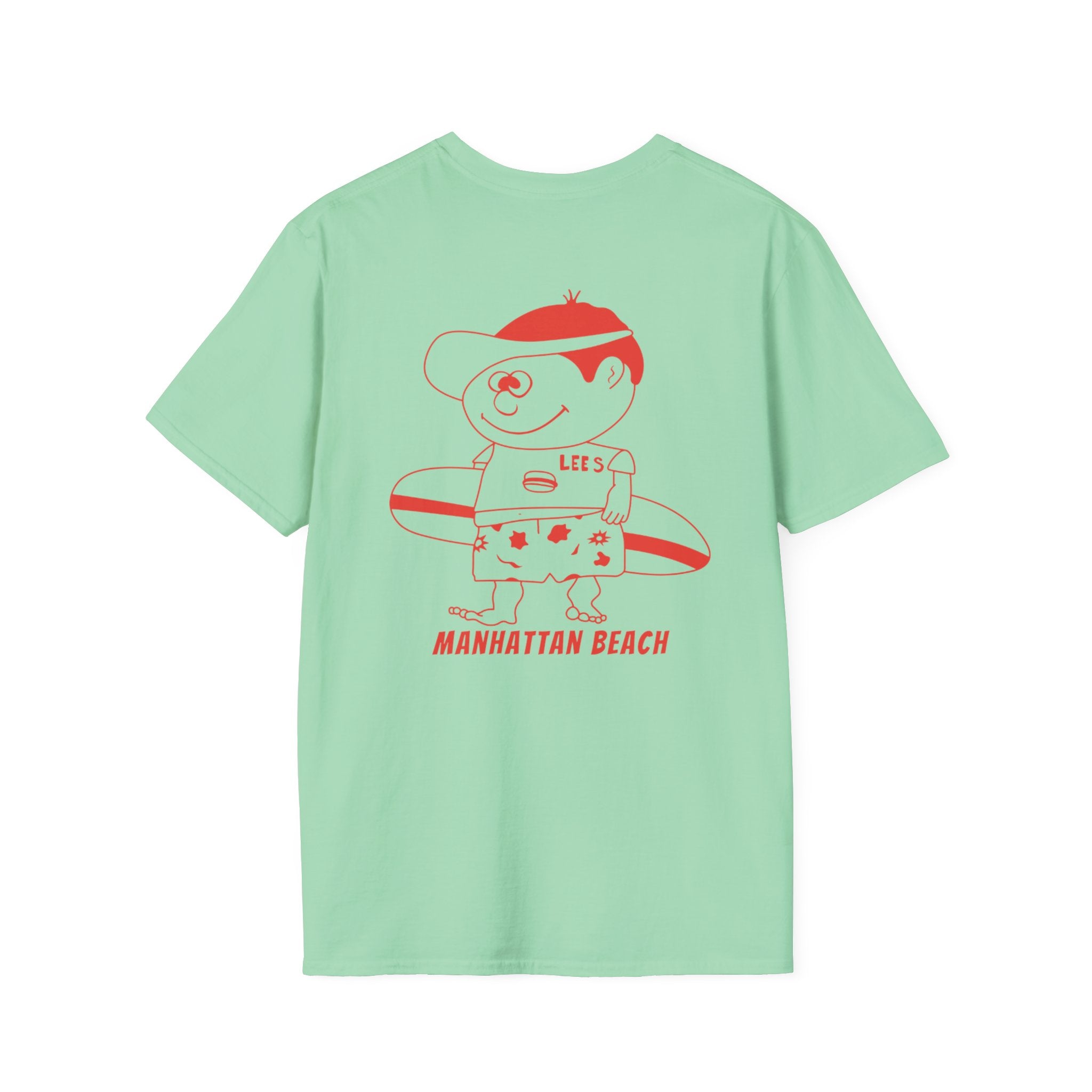 Greasy Lee's  Strand and Marine Old School T-Shirt | Manhattan Beach vintage surfer logo