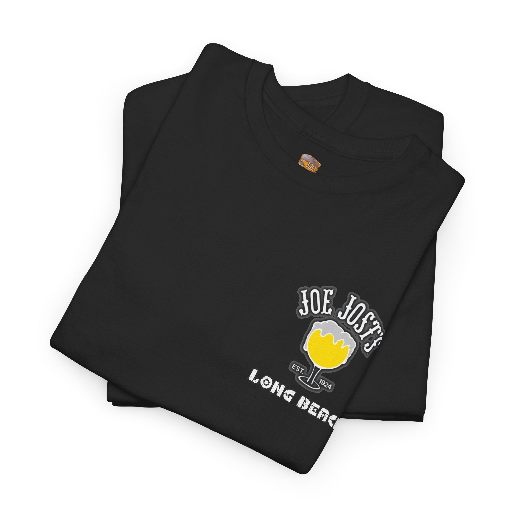 Joe Josts Long Beach California Men's and Woman's Heavy Cotton Tee - Printed 4 Areas