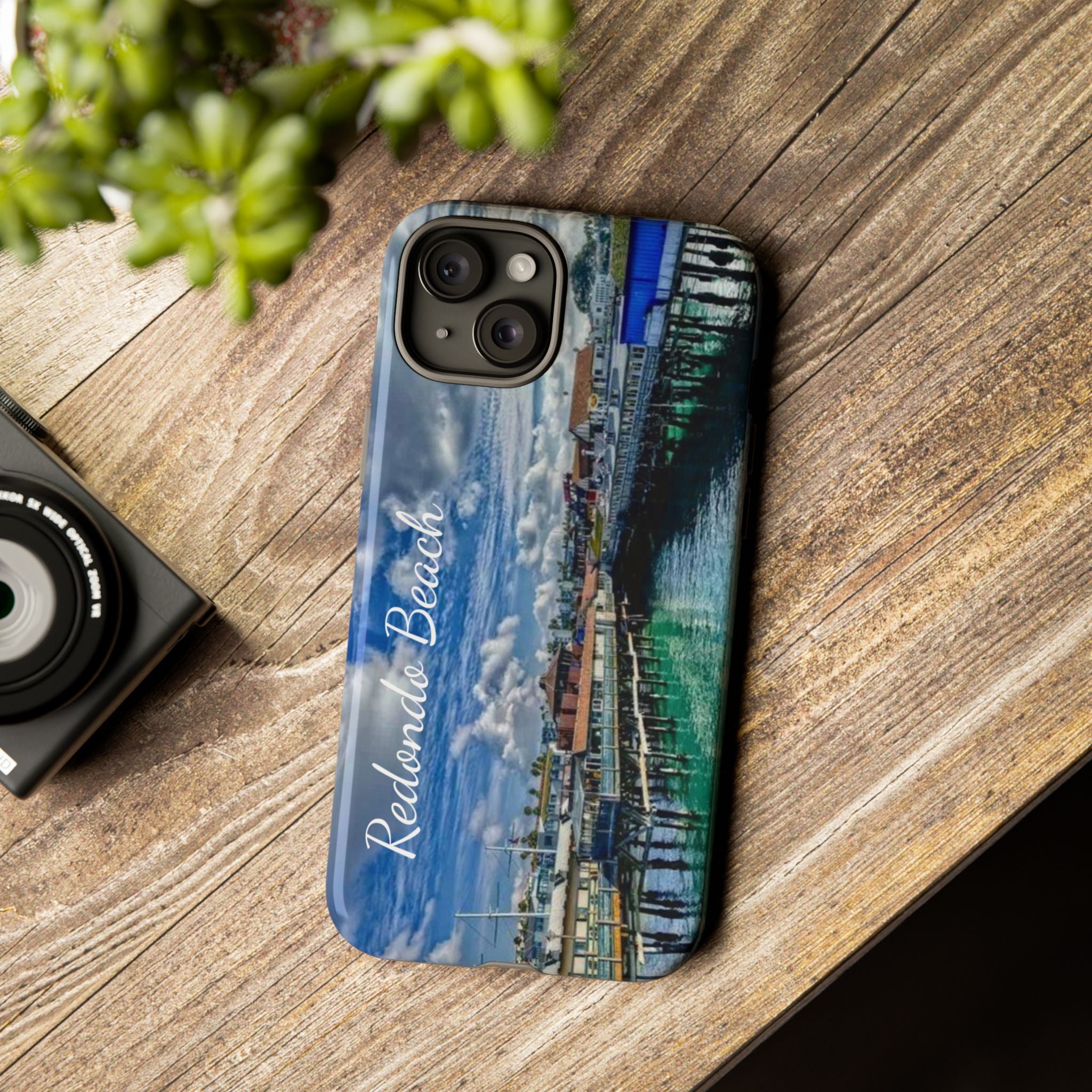 Phone Cases, Redondo Beach California King Harbor Design, Protective Covers, iPhone Accessories, Samsung Accessories, Gift for Travelers