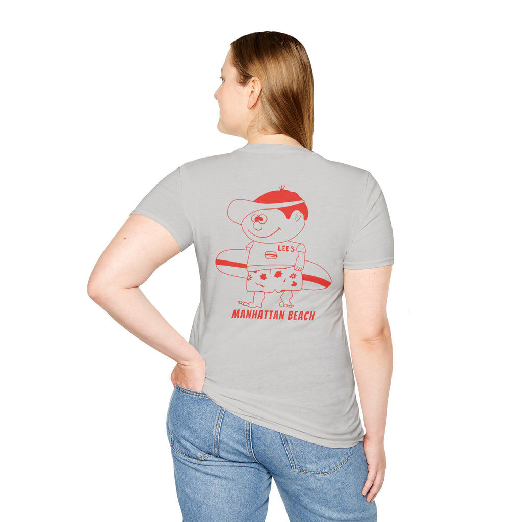 Greasy Lee's  Strand and Marine Old School T-Shirt | Manhattan Beach vintage surfer logo
