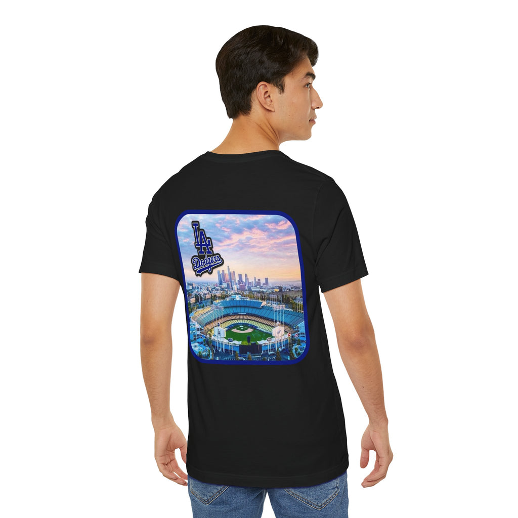 Los Angeles (Front and Back Printing) Mens Womans Jersey Short Sleeve Tee