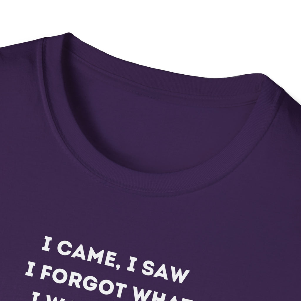 Funny Forgetful Grandpa Quote T-Shirt | I Got to Pee Coffee Cute Cartoon, Humorous Text Tee