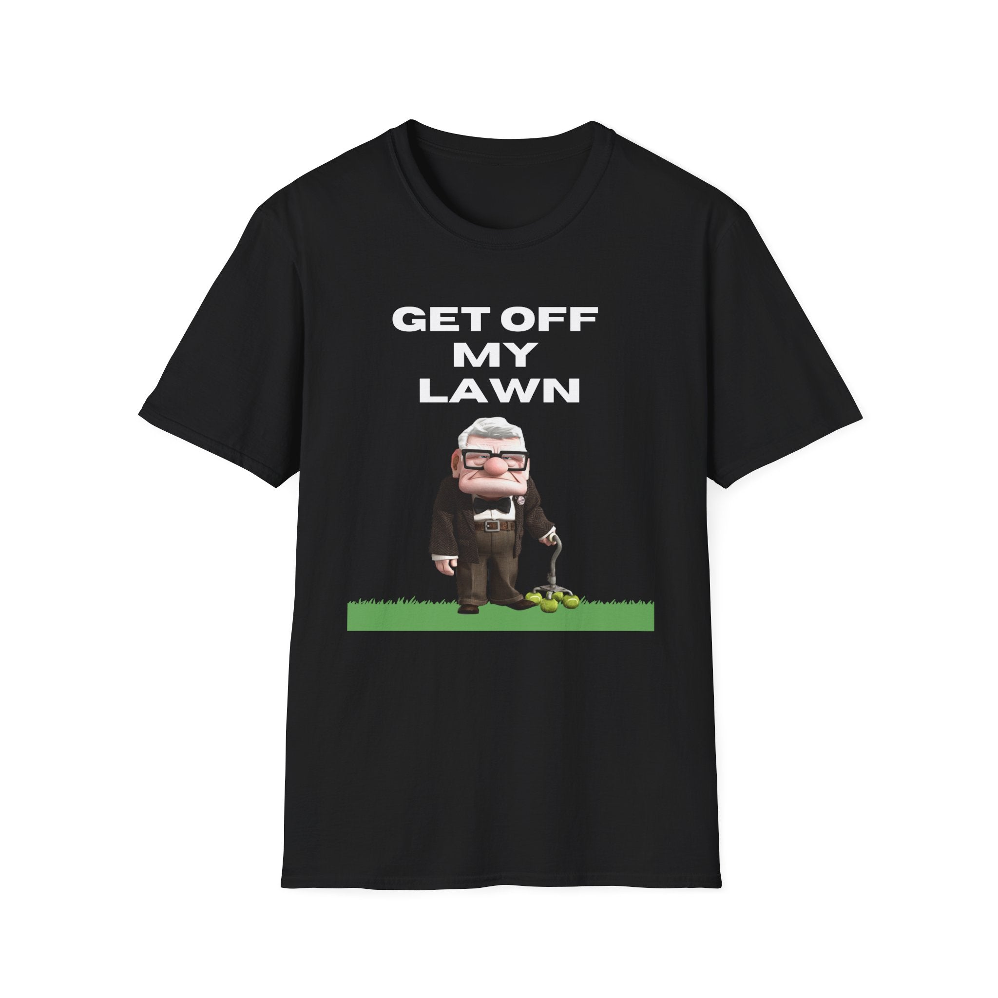 GET OFF My Lawn mens womans Softstyle T-Shirt