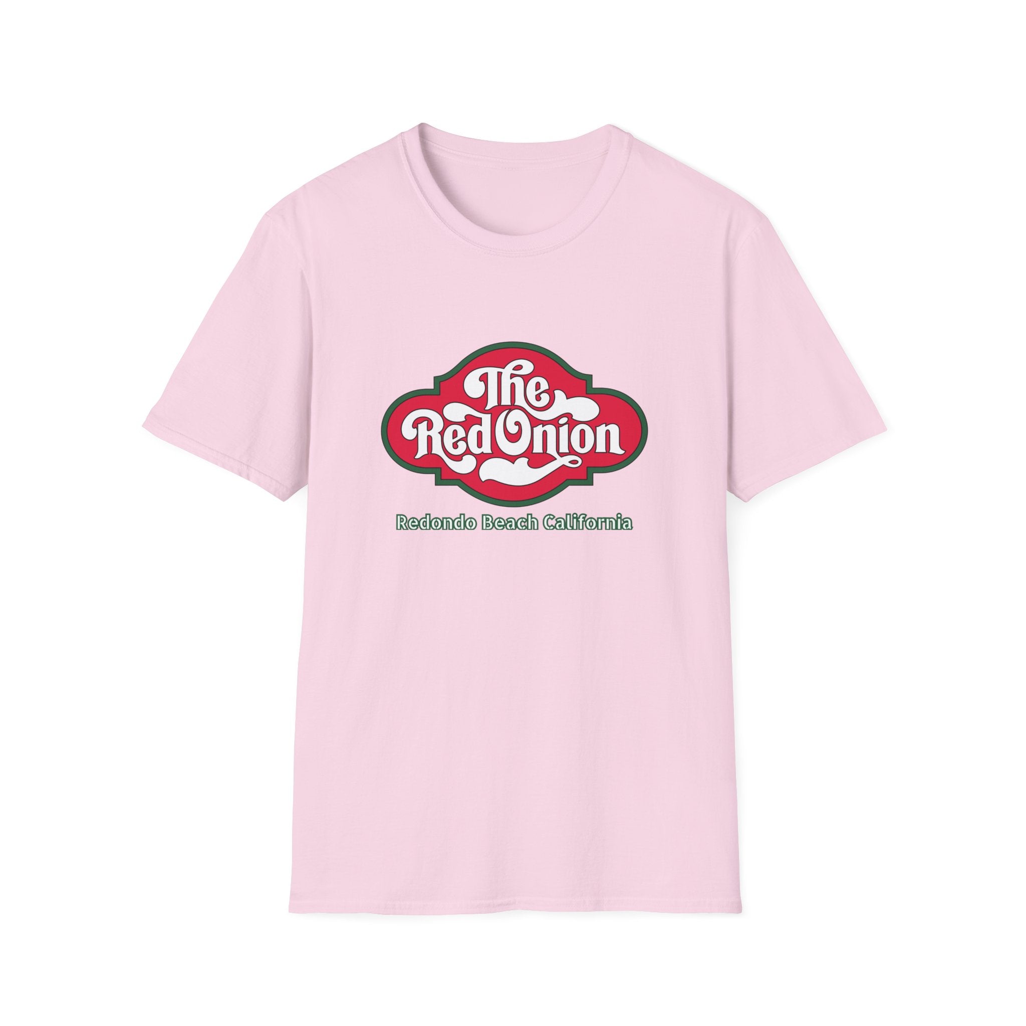Red Onion Redondo Beach California  Restaurant  Retro Tee, Soft Cotton Shirt, Casual Vintage T-Shirt #OldSouthBay.com