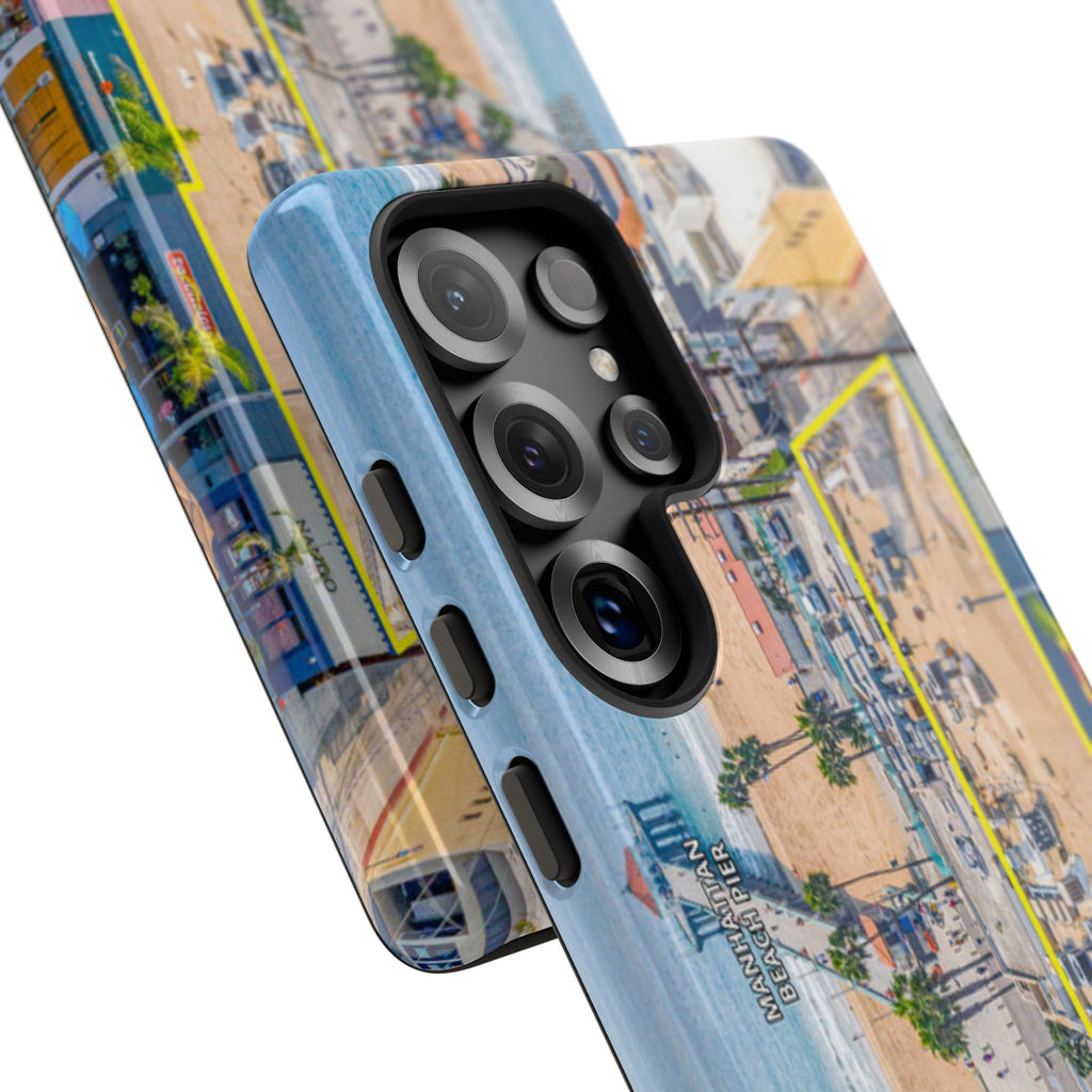Phone Cases, Manhattan Beach California iPhone Samsung Google Tough Cases, Beach Lovers Gifts, Coastal Accessories, Ocean Phone Covers,