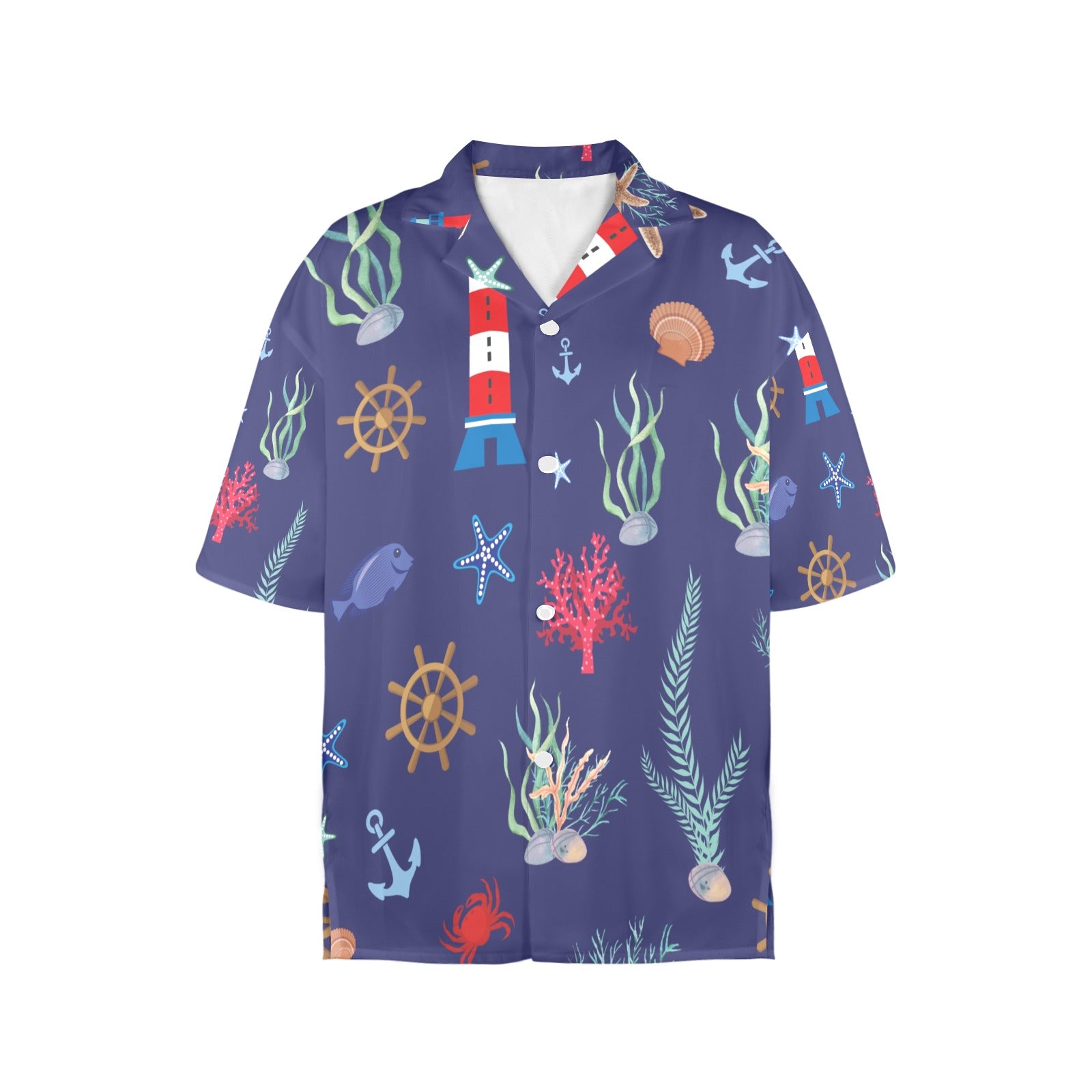Ocean Scene Women's All Over Print Shirt （Made in USA，Ships to USA Only）Free Shipping