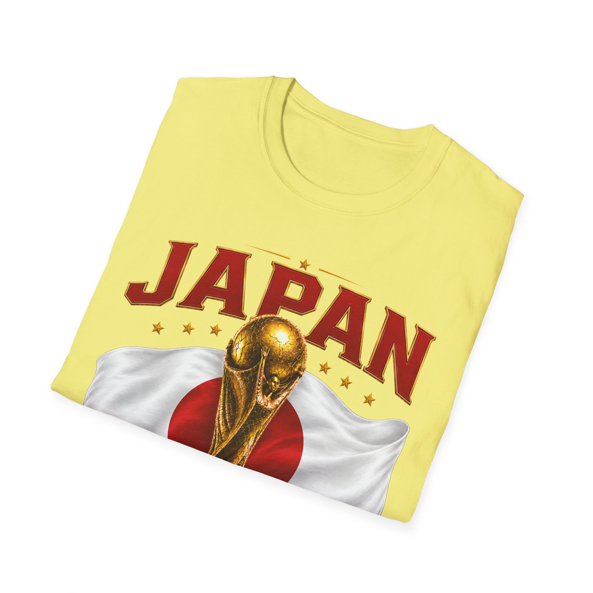 Japan 2026 World Cup T-Shirt — Golden Trophy Soccer Fan Tee