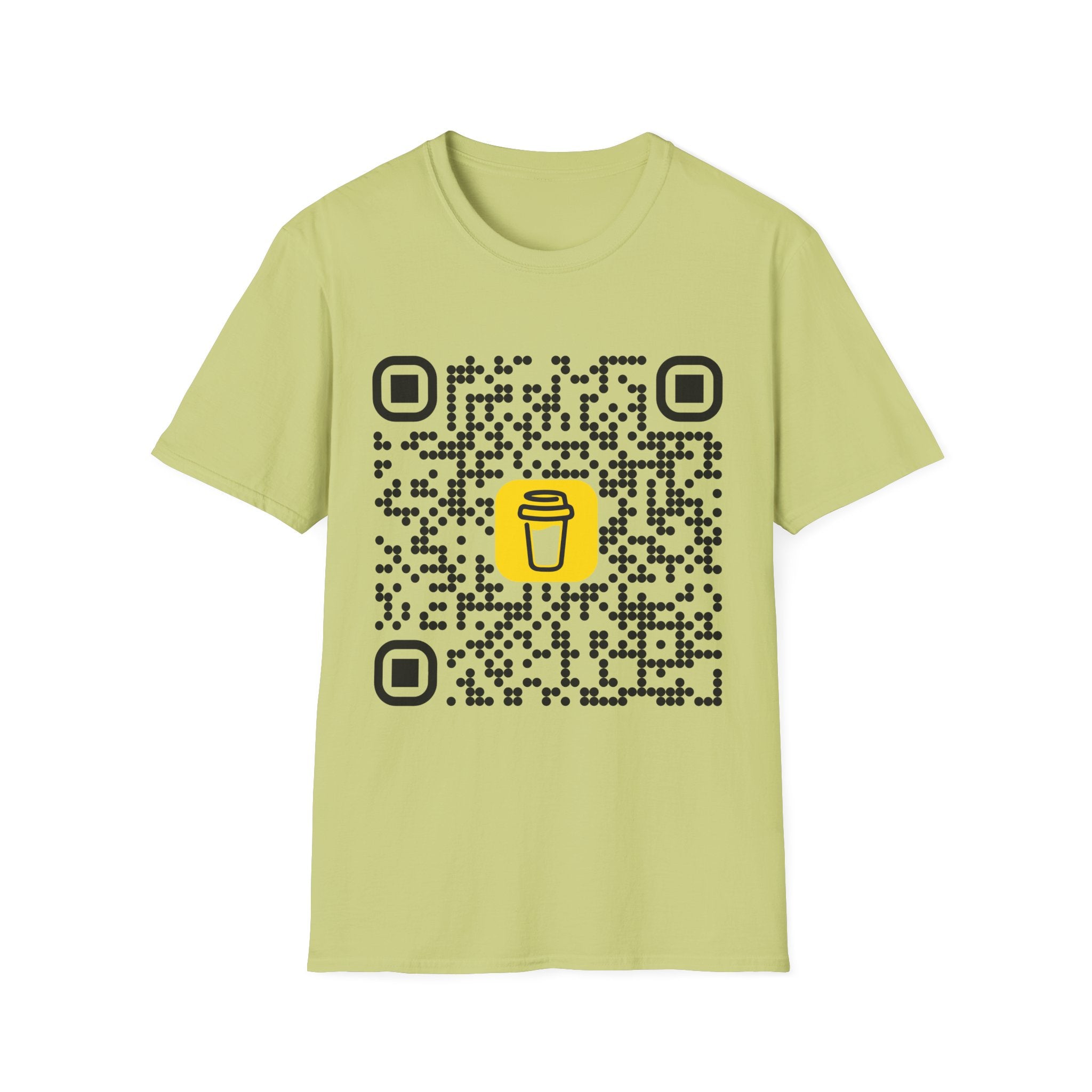 QR Code Coffee Tee — Scan-to-Order Coffee Shop T-Shirt