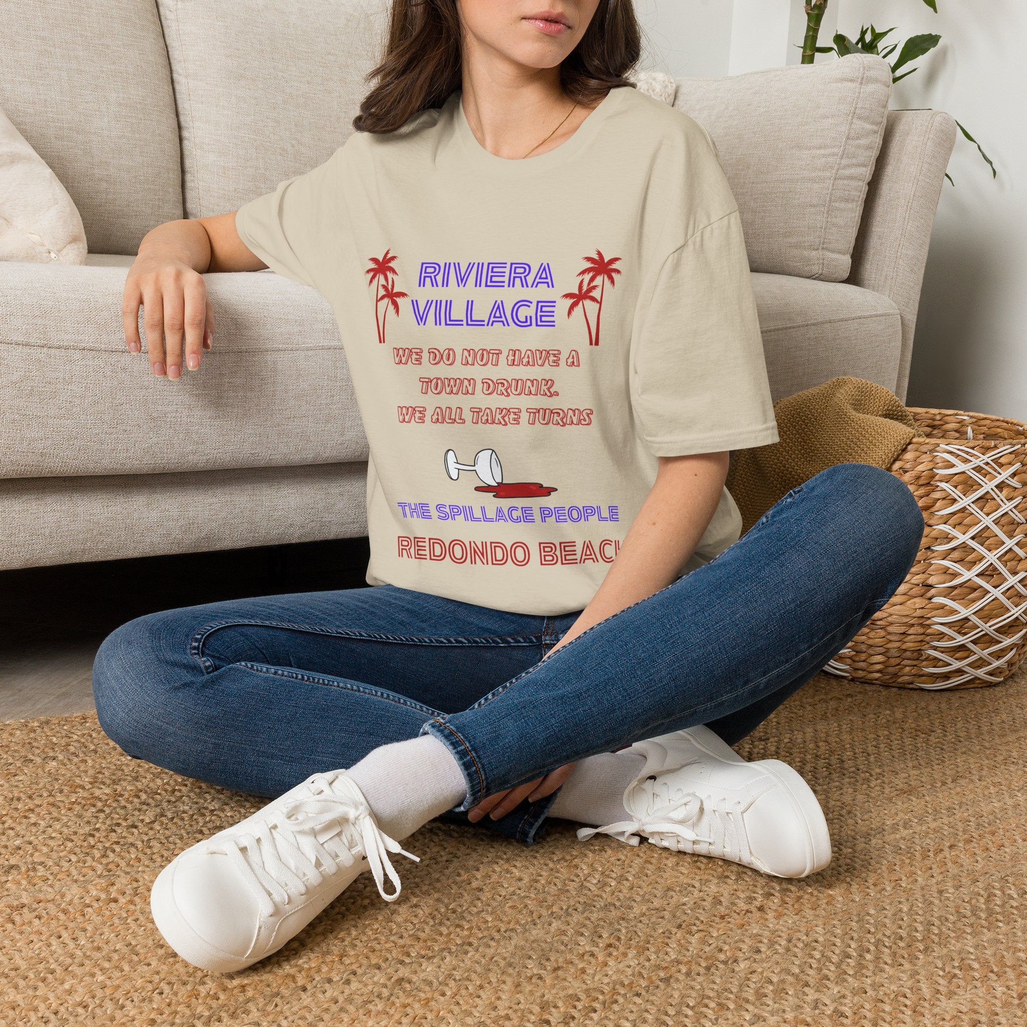 Riviera Village Redondo Beach - The Spillage People - Mens and Womans  Softstyle T-Shirt