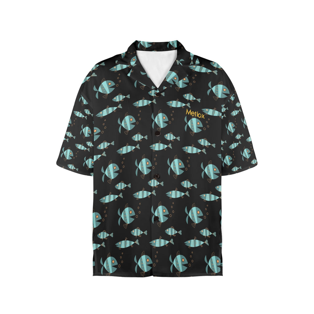 Metlox Manhattan Beach Trio Fish Women's All Over Print Shirt （Made in USA，Ships to USA Only）