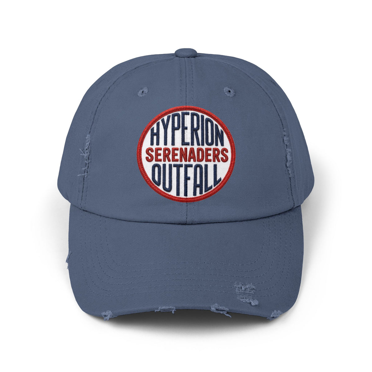 Distressed Cap — "Hyperion Outfall Serenaders" Manhattan Beach Patch Hat