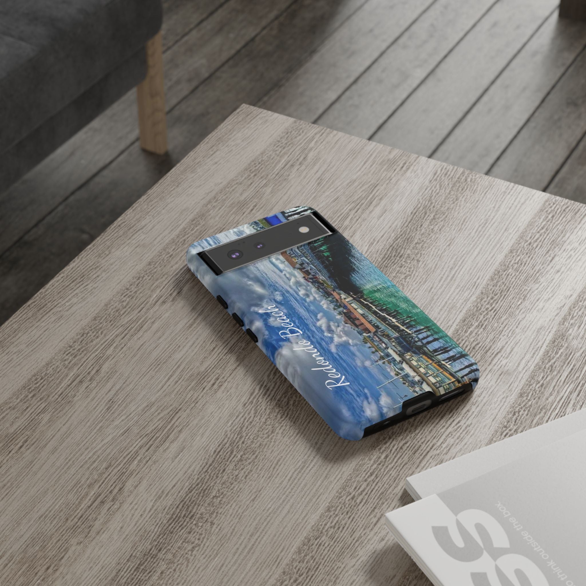 Phone Cases, Redondo Beach California King Harbor Design, Protective Covers, iPhone Accessories, Samsung Accessories, Gift for Travelers