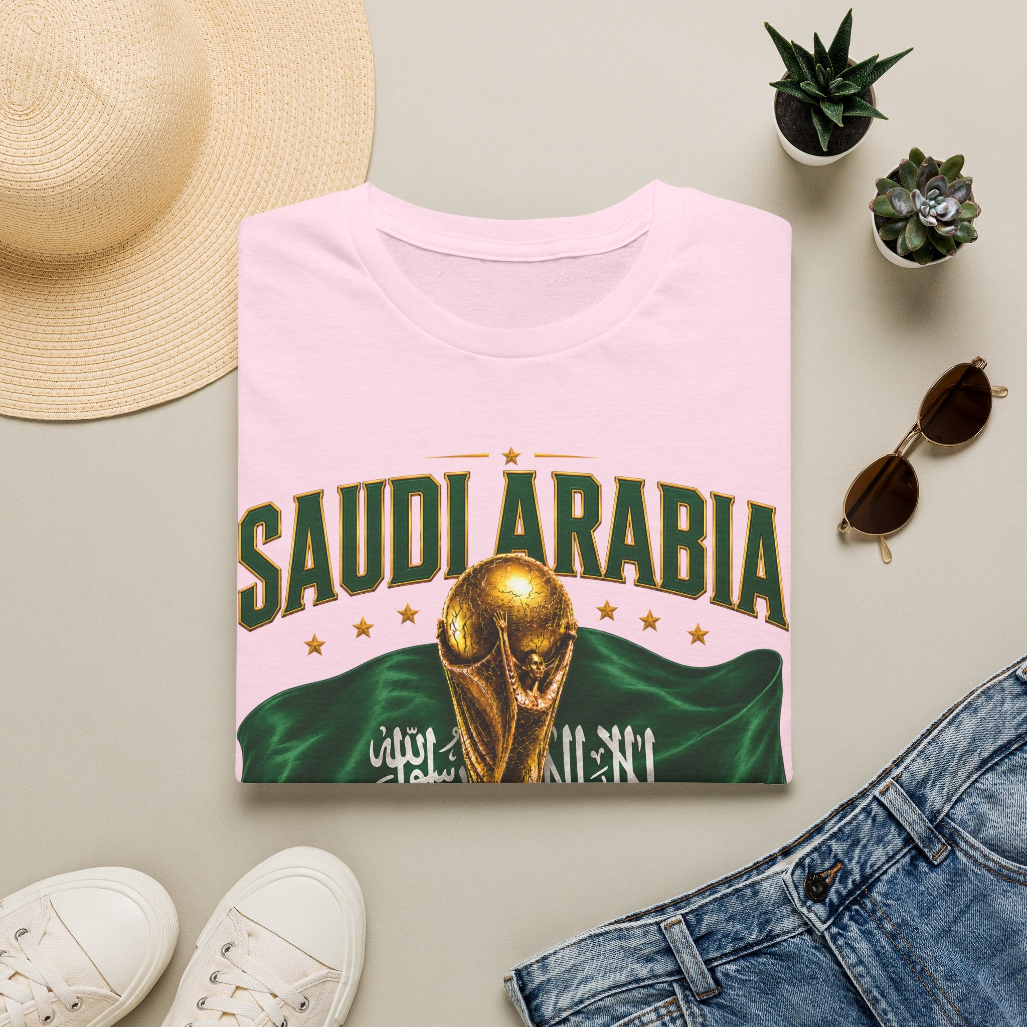 Saudi Arabia 2026 World Cup T-Shirt – Soccer Champion Trophy Design
