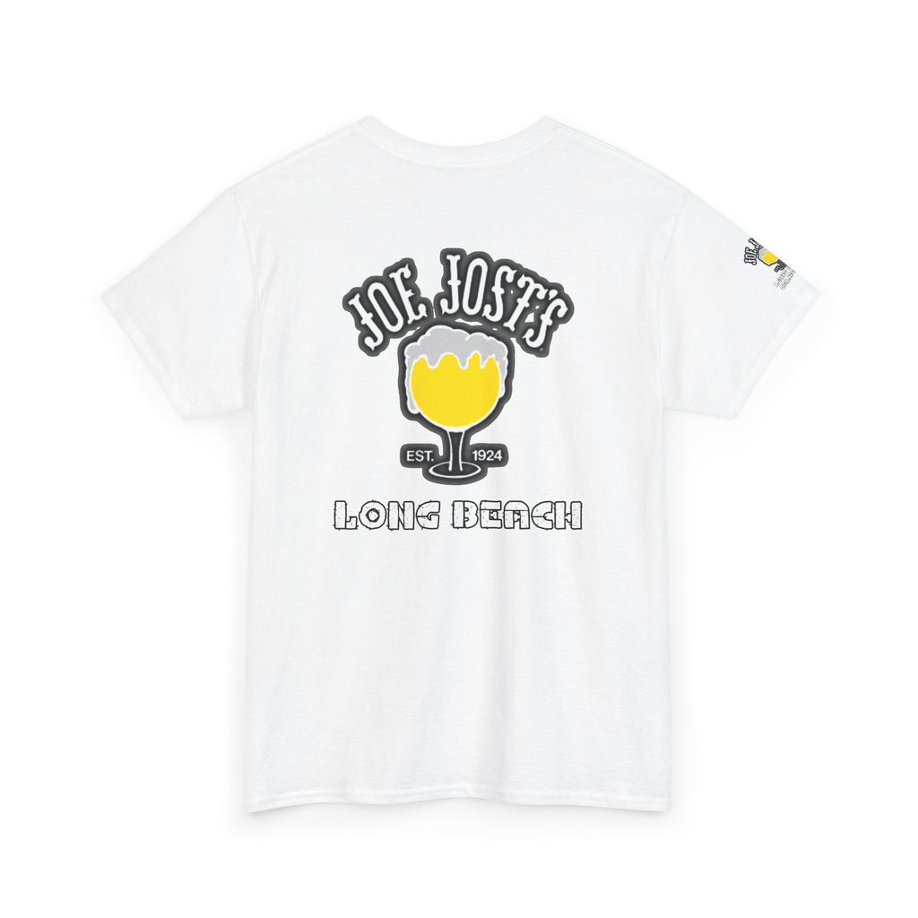 Joe Josts Long Beach California Men's and Woman's Heavy Cotton Tee - Printed 4 Areas