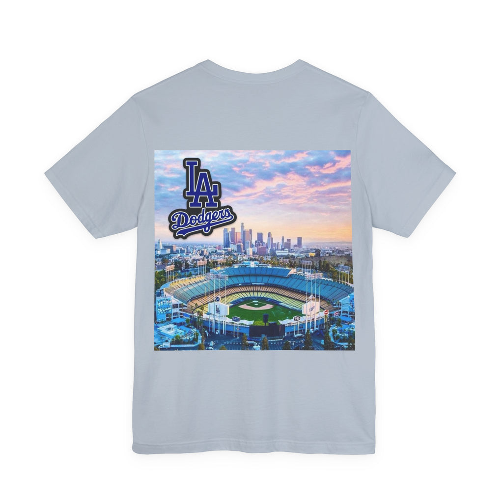 Los Angeles (Front and Back Printing) Unisex Jersey Short Sleeve Tee