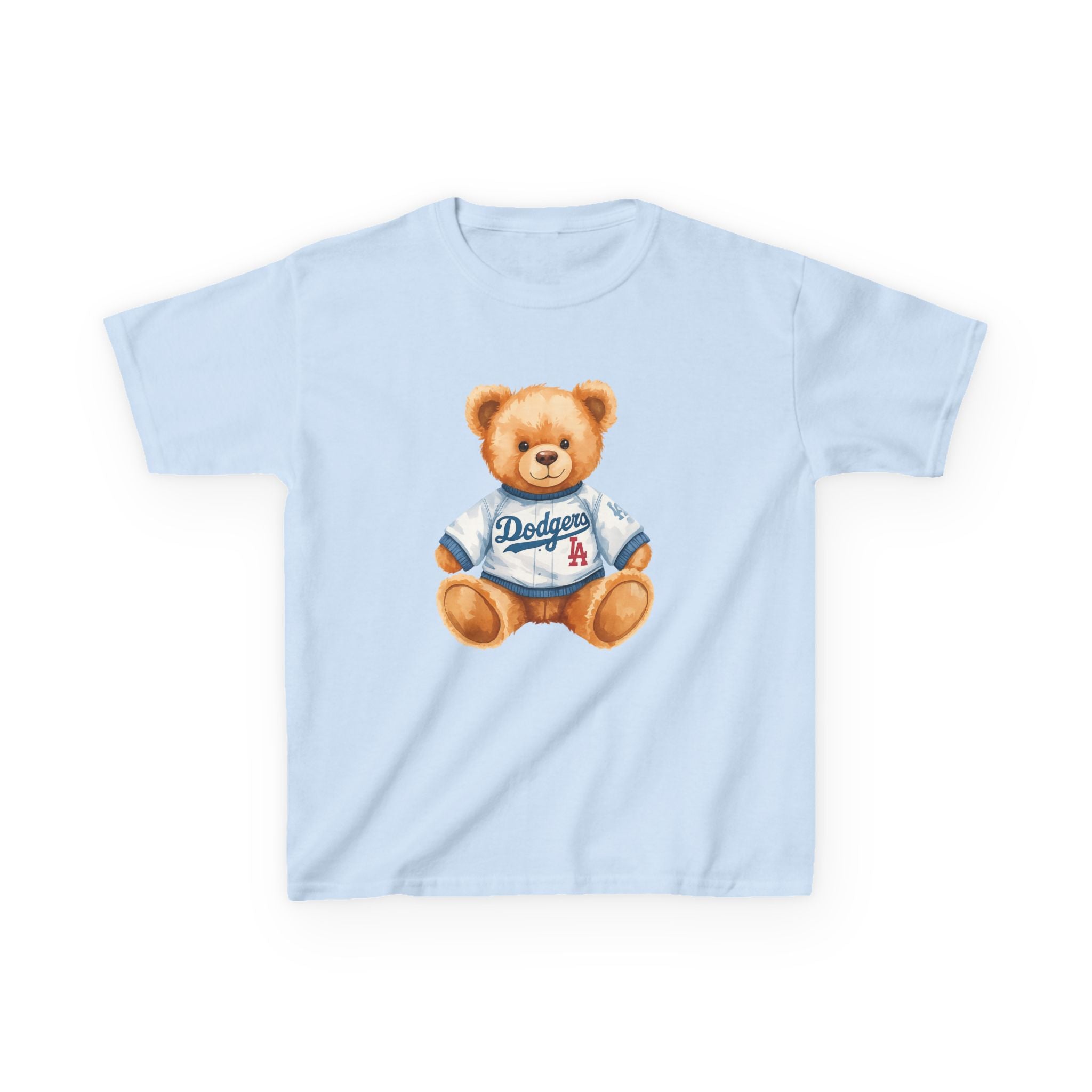 Teddy Bear Tee, Kids Baseball Shirt | Cute Plush Mascot