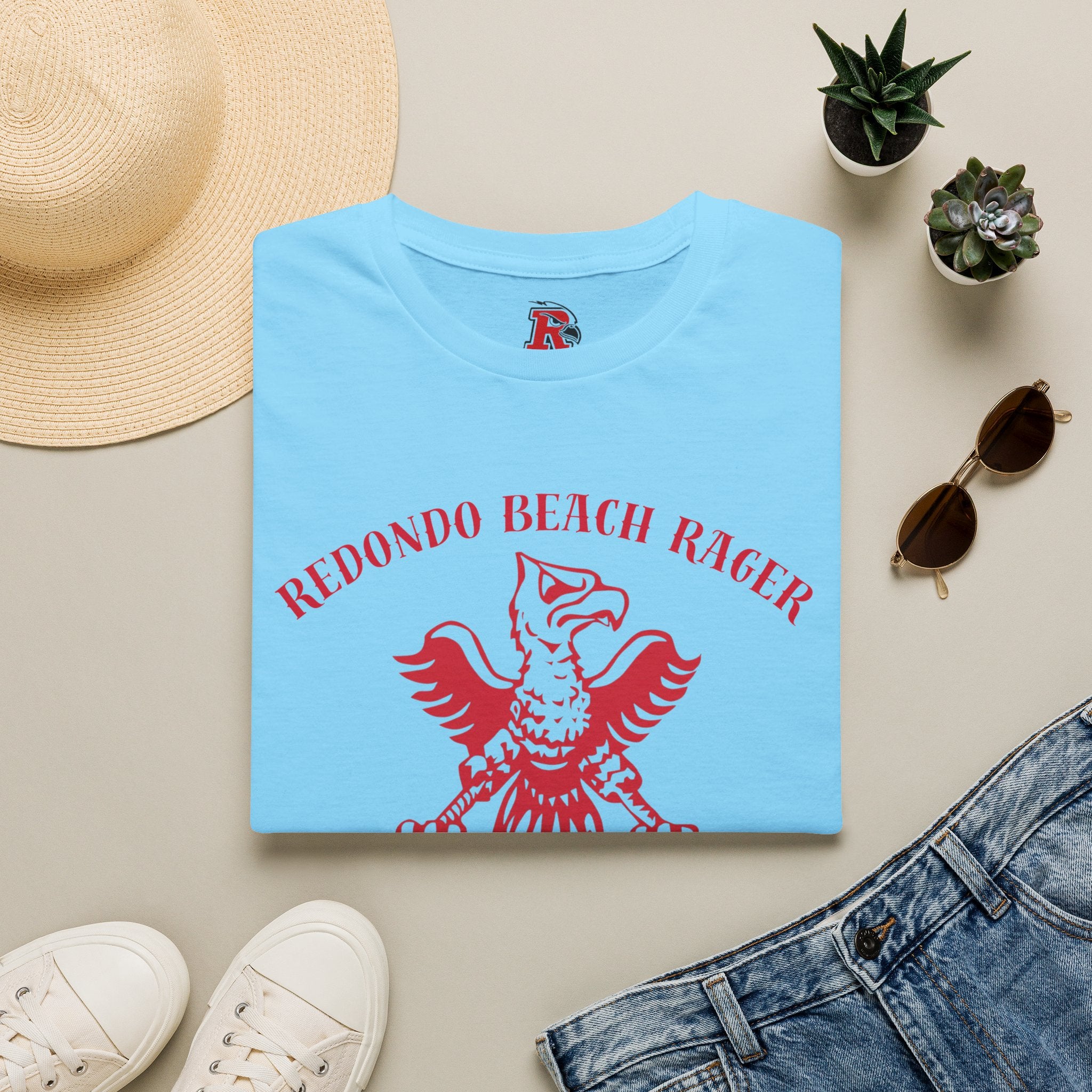 Redondo Beach Rager T-Shirt —  First Annual All Class Reunion 7-25-26 at Seaside Lagoon Redondo Beach
