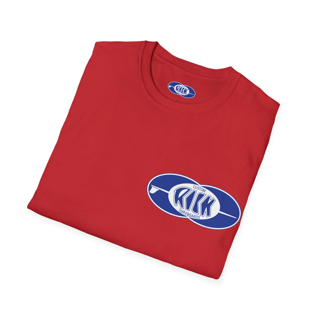 Rick Surfboards Graphic T-Shirt — Printed Front & Back (Multiple Colors)
