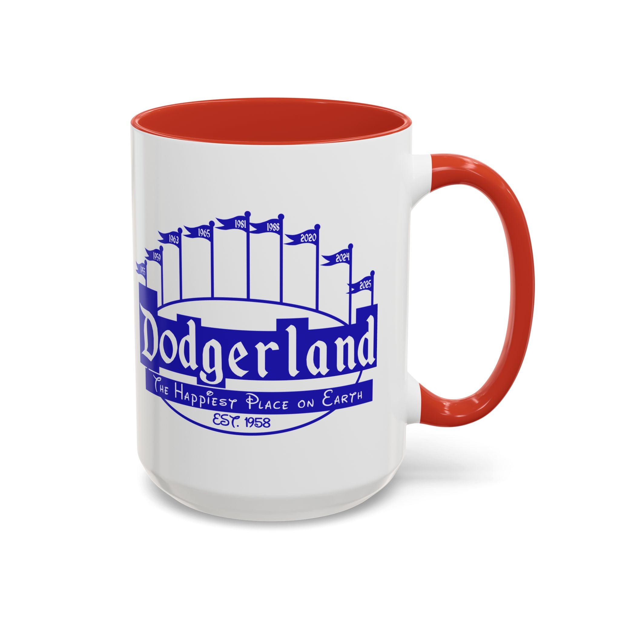 DodgerLAnd Logo Mug | Accent Coffee Mug 11oz or 15oz