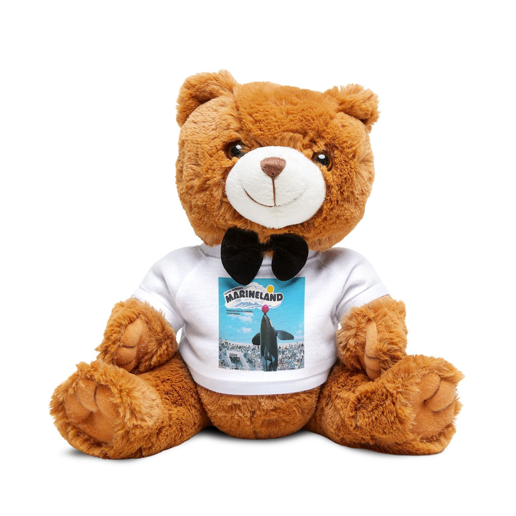 Marineland of the Pacific RPV Teddy Bear | Plush Toy with Printed T-Shirt