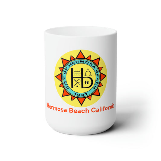Hermosa Beach California Ceramic Mug 15oz