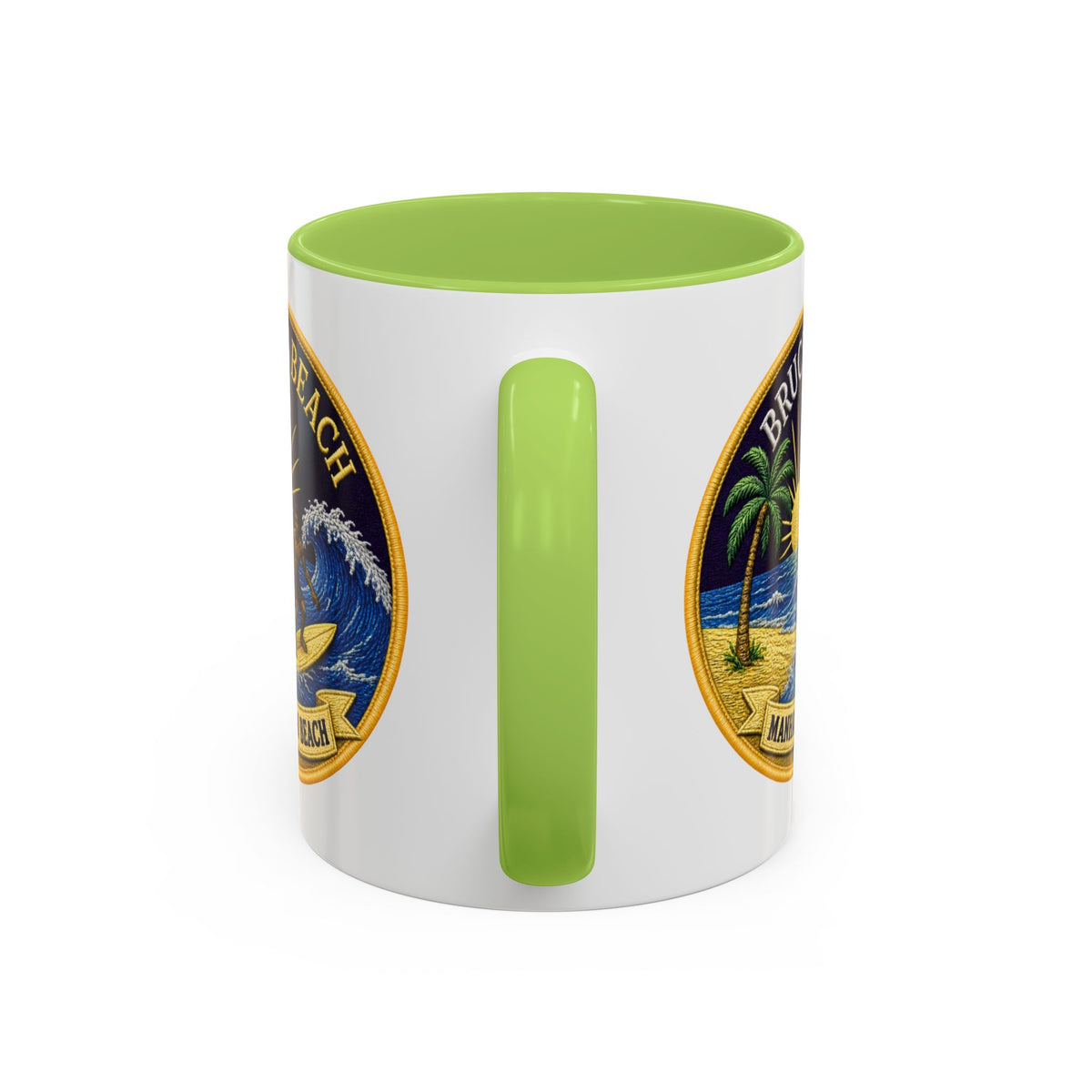 Manhattan Beach Surf Mug — Bruce’s Beach Coffee Cup (11/15oz Accent)