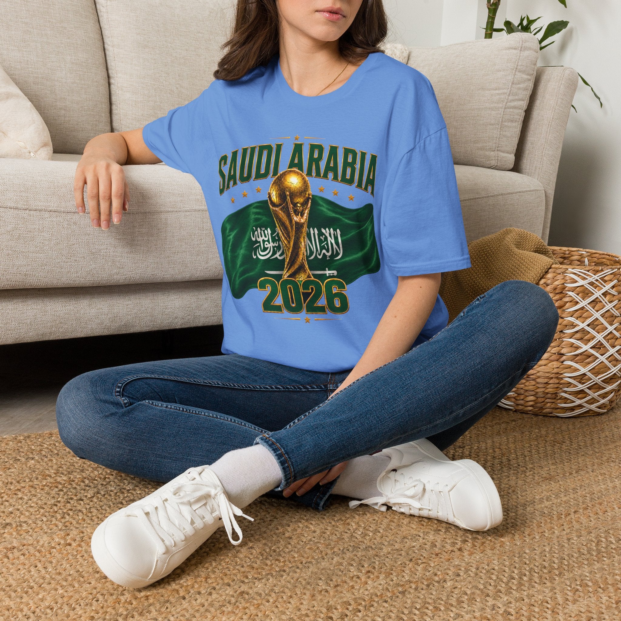 Saudi Arabia 2026 World Cup T-Shirt – Soccer Champion Trophy Design