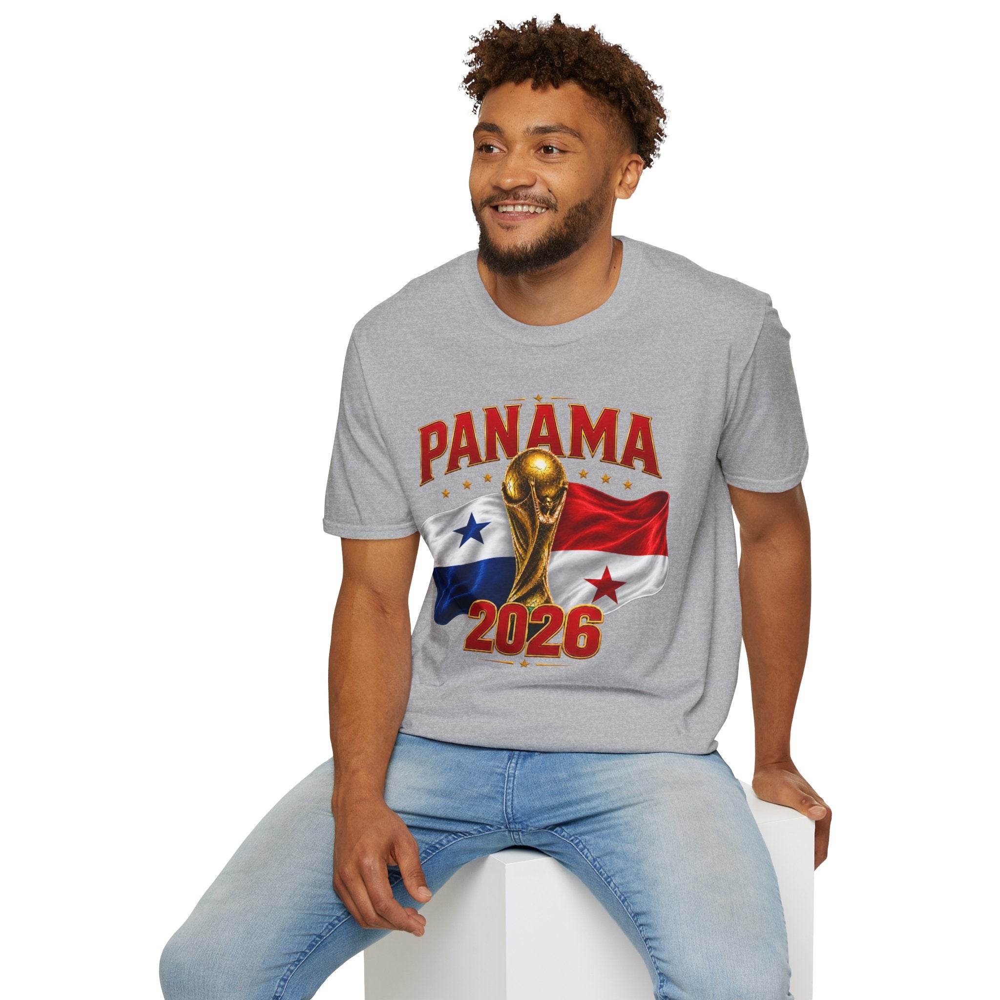 Panama 2026 World Cup T-Shirt — Panama Flag & Trophy Soccer Tee