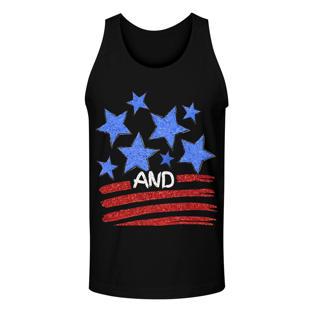 Stars and Stripes Men's Tank Top  Made in USA