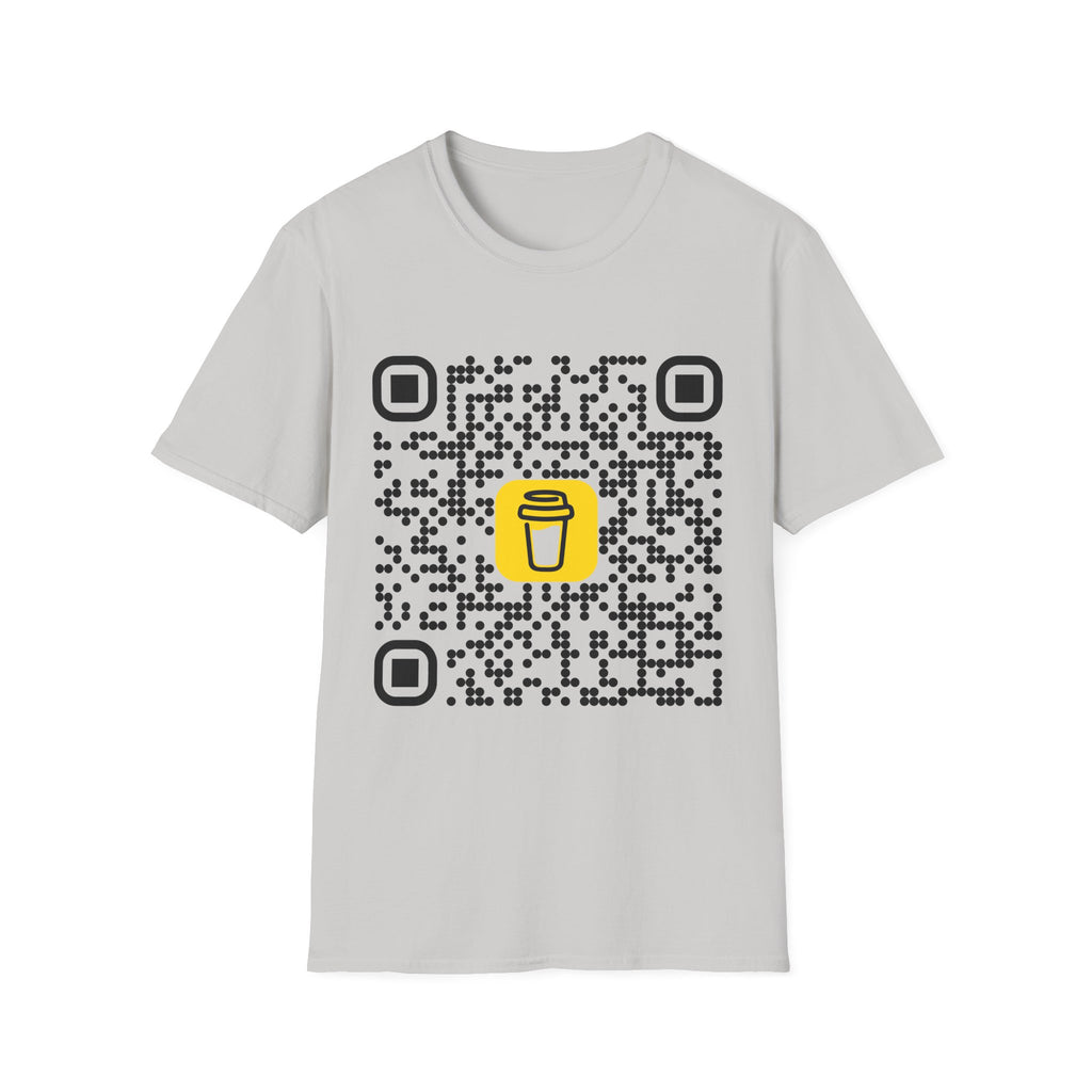QR Code Coffee Tee — Scan-to-Order Coffee Shop T-Shirt