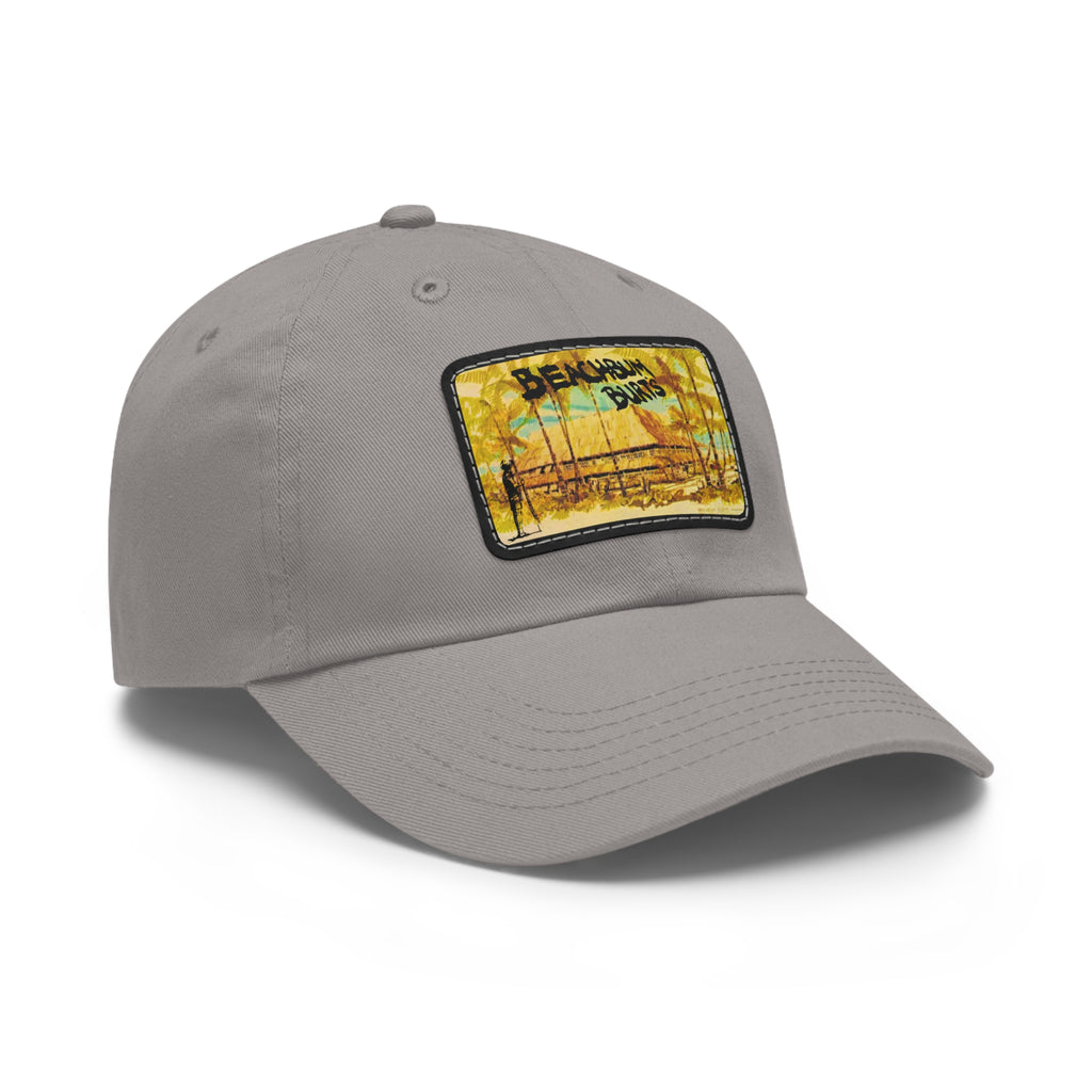 Beach Bum Burts Redondo Beach California - Beach Vibes Mom and Dad Hat, Relaxed Fit Cap, Gift for Dad, Casual Summer Hat