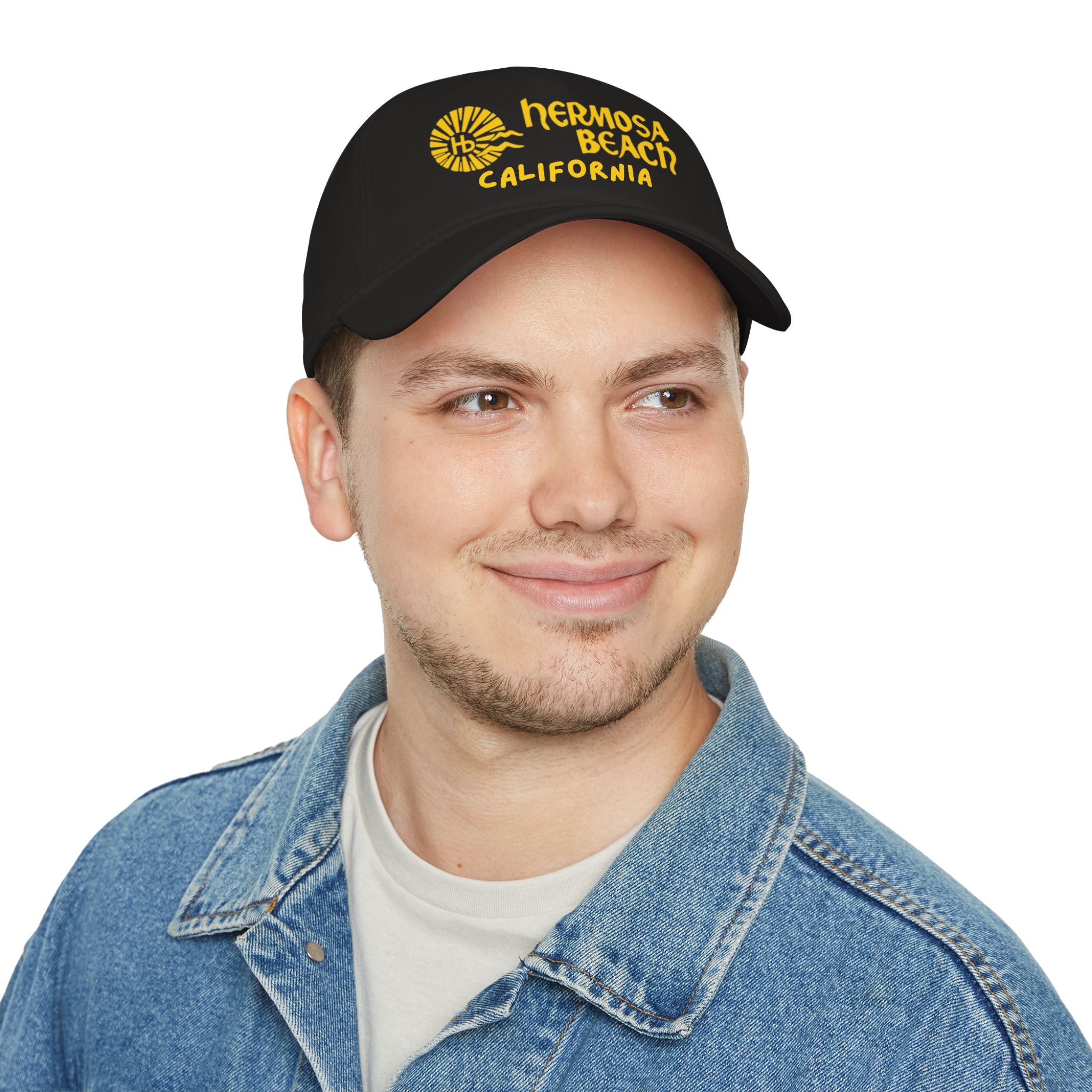 Hermosa Beach California Low Profile Baseball Cap