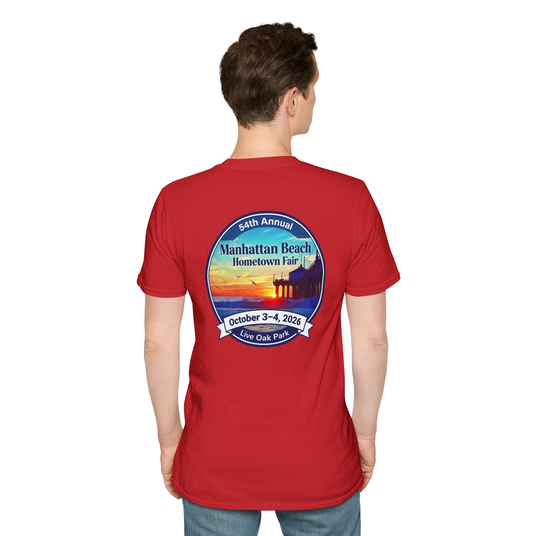 Manhattan Beach Hometown Fair T-Shirt — 54th Annual Sunset Surf Logo (Oct 3-4, 2026)