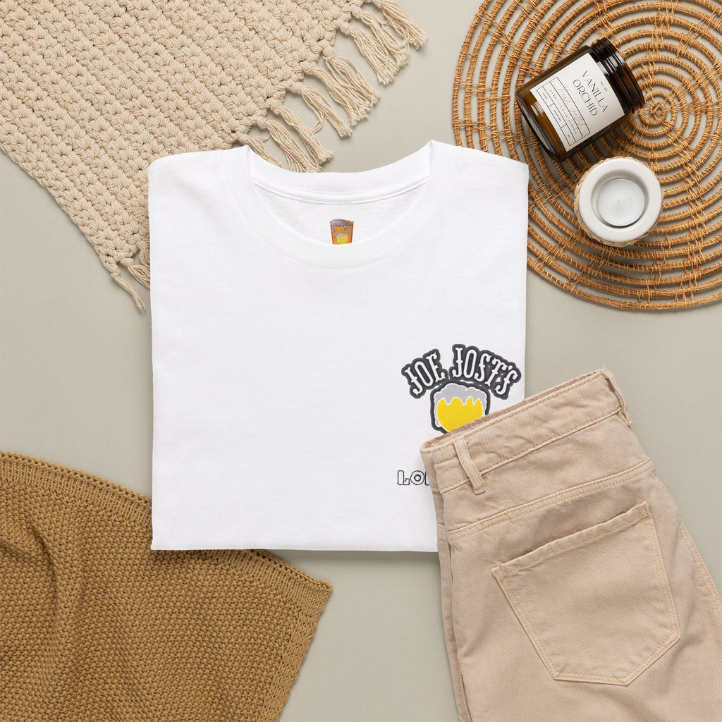 Joe Josts Long Beach California Men's and Woman's Heavy Cotton Tee - Printed 4 Areas