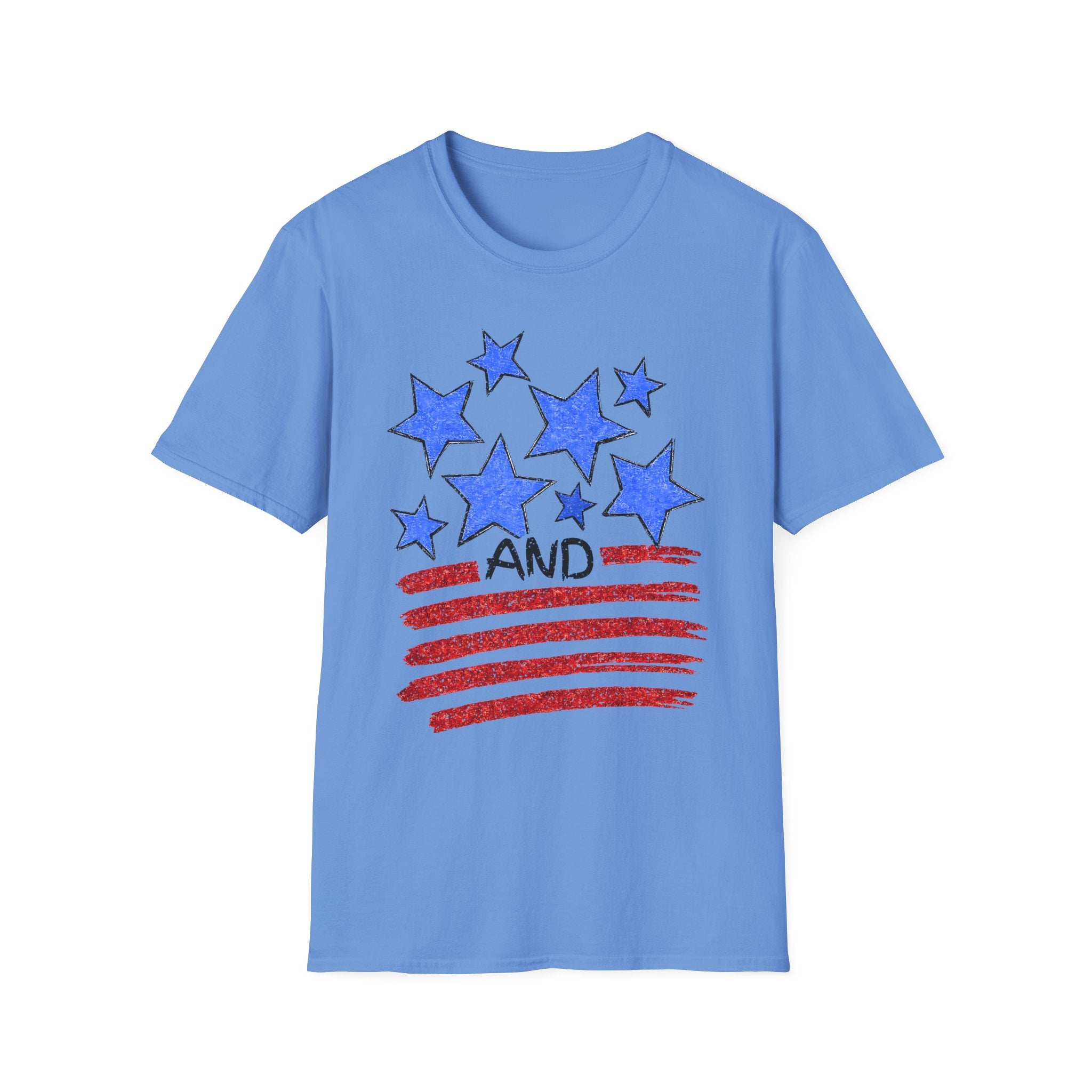 Stars and Stripes T-Shirt — Flag Graphic Patriotic Tee
