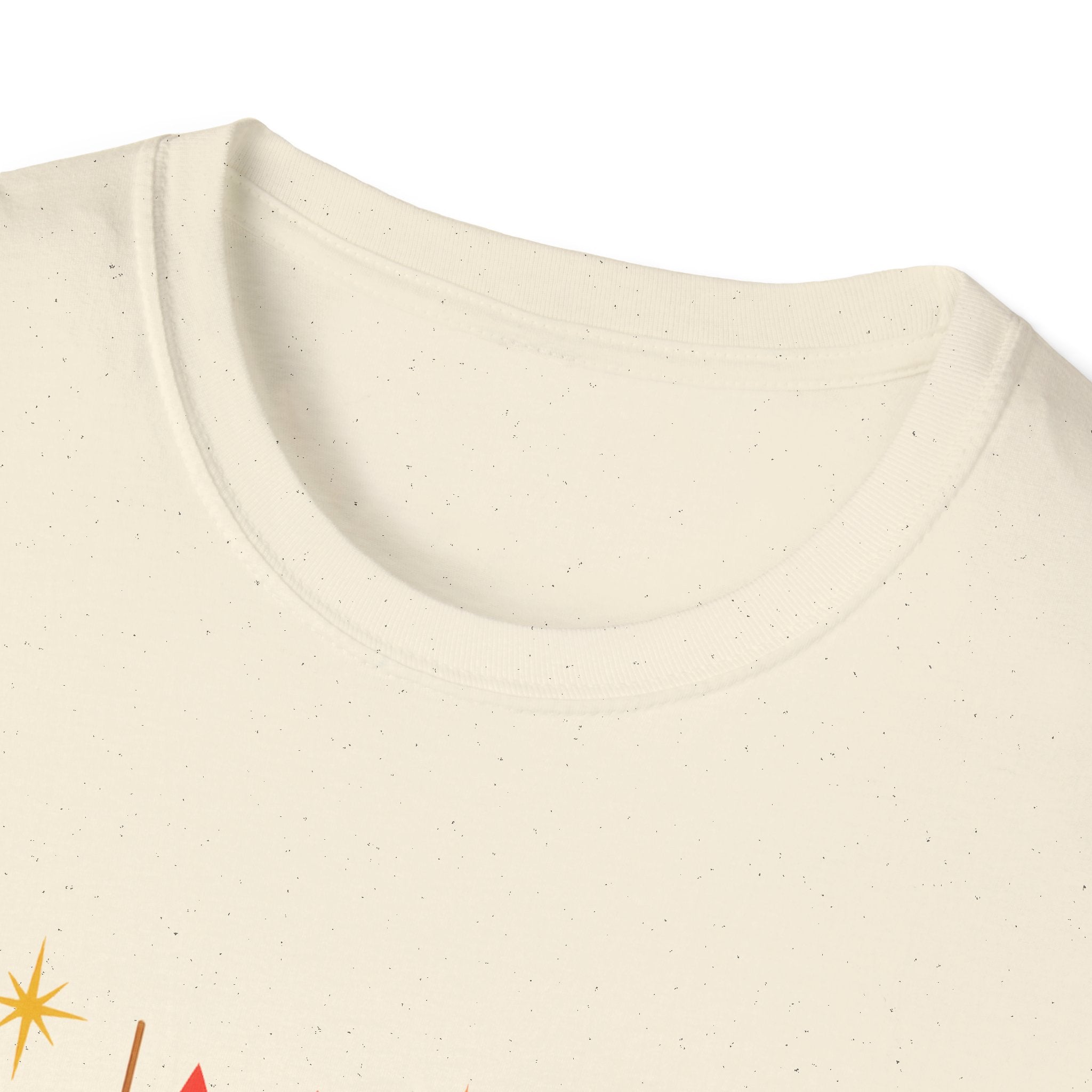 Retro Mid-Century Cats T-Shirt | Colorful Stylized Cat Illustration