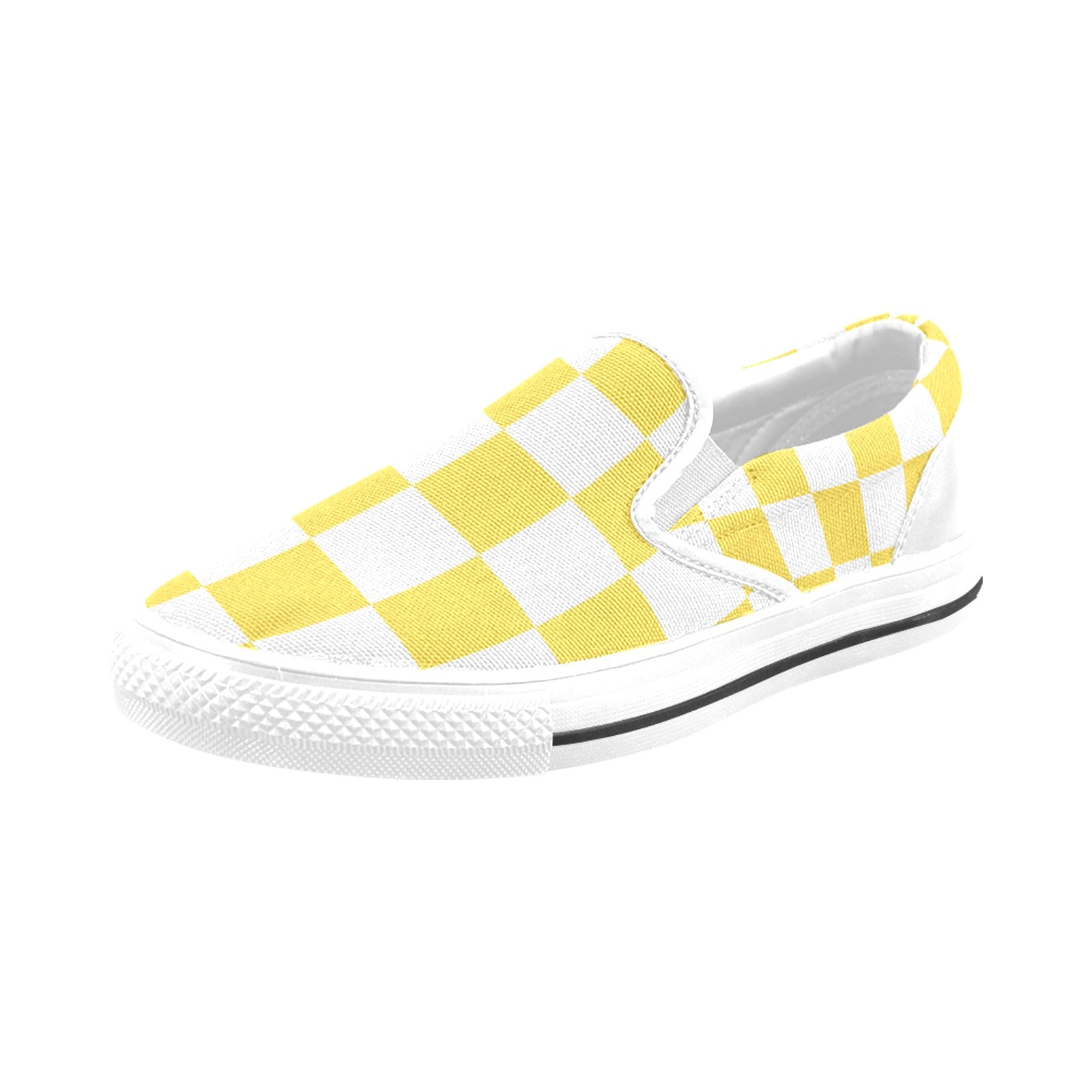Checkerboard Slip-on Canvas Kid's Shoes (Big Kid)