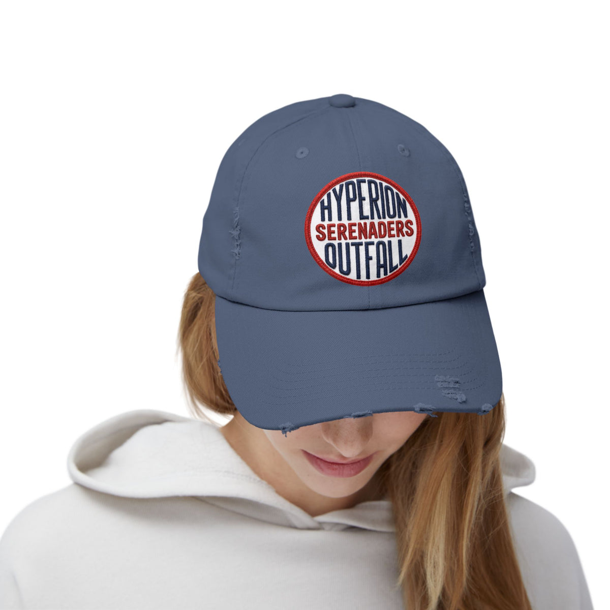 Distressed Cap — "Hyperion Outfall Serenaders" Manhattan Beach Patch Hat