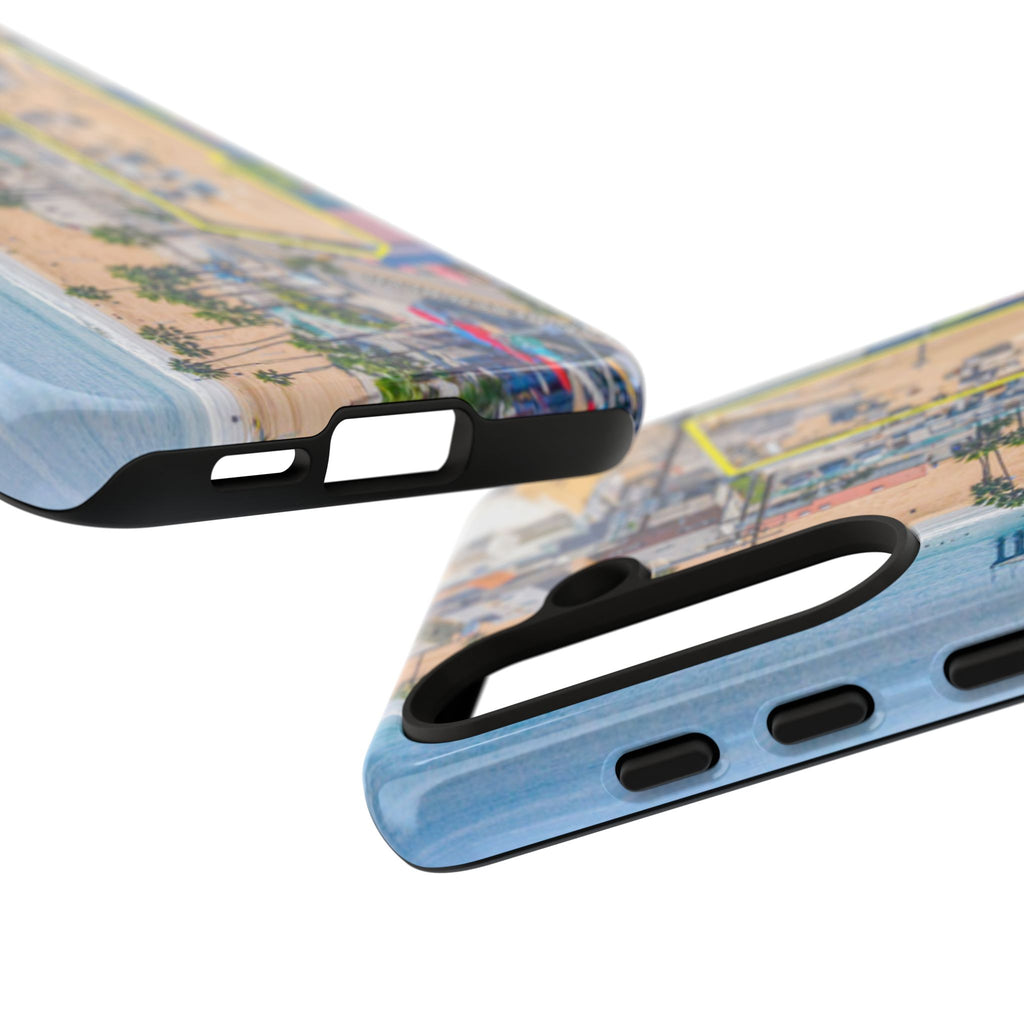 Phone Cases, Manhattan Beach California iPhone Samsung Google Tough Cases, Beach Lovers Gifts, Coastal Accessories, Ocean Phone Covers,