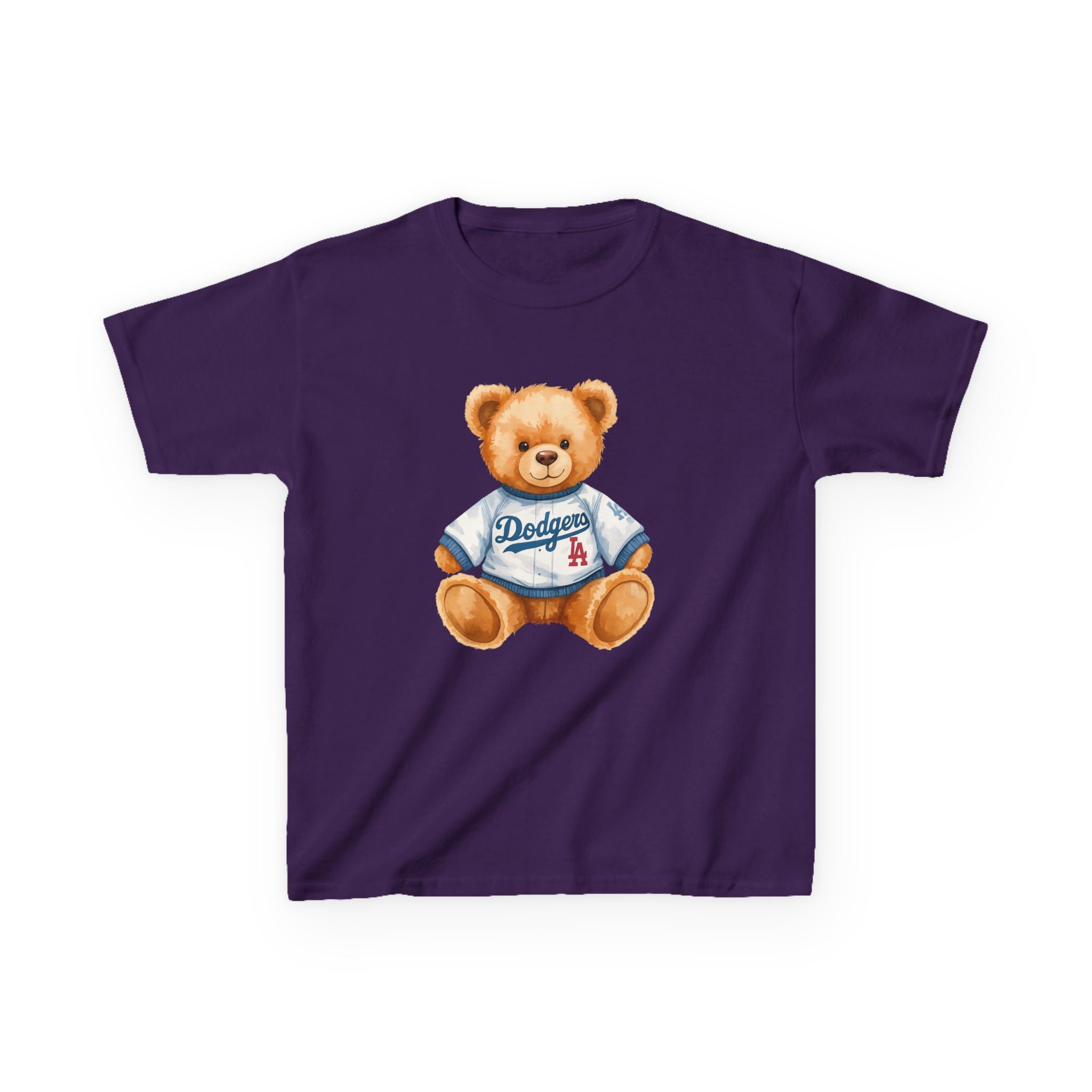 Teddy Bear Tee, Kids Baseball Shirt | Cute Plush Mascot