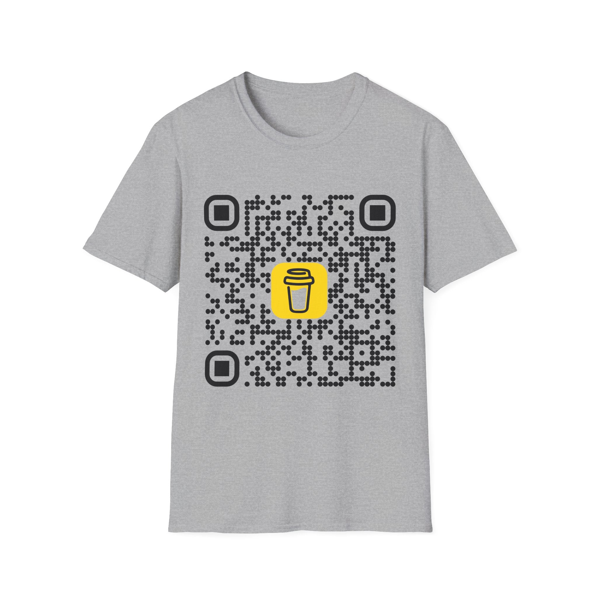 QR Code Coffee Tee — Scan-to-Order Coffee Shop T-Shirt