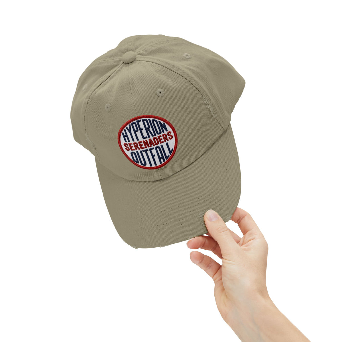 Distressed Cap — "Hyperion Outfall Serenaders" Manhattan Beach Patch Hat