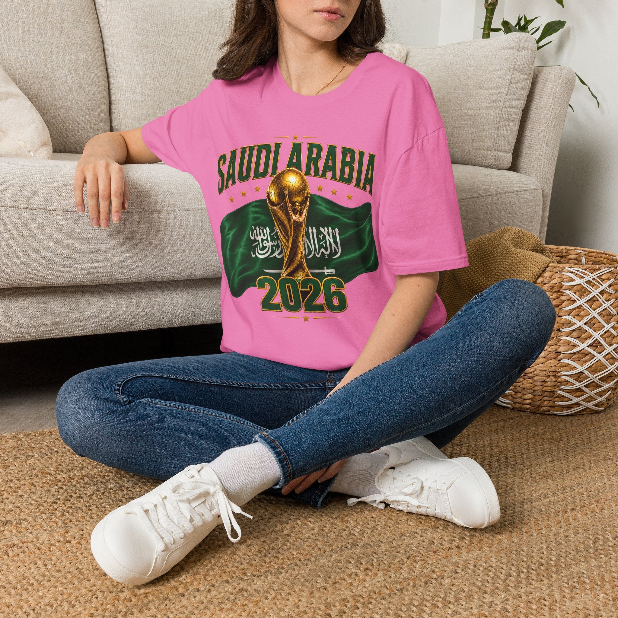 Saudi Arabia 2026 World Cup T-Shirt – Soccer Champion Trophy Design