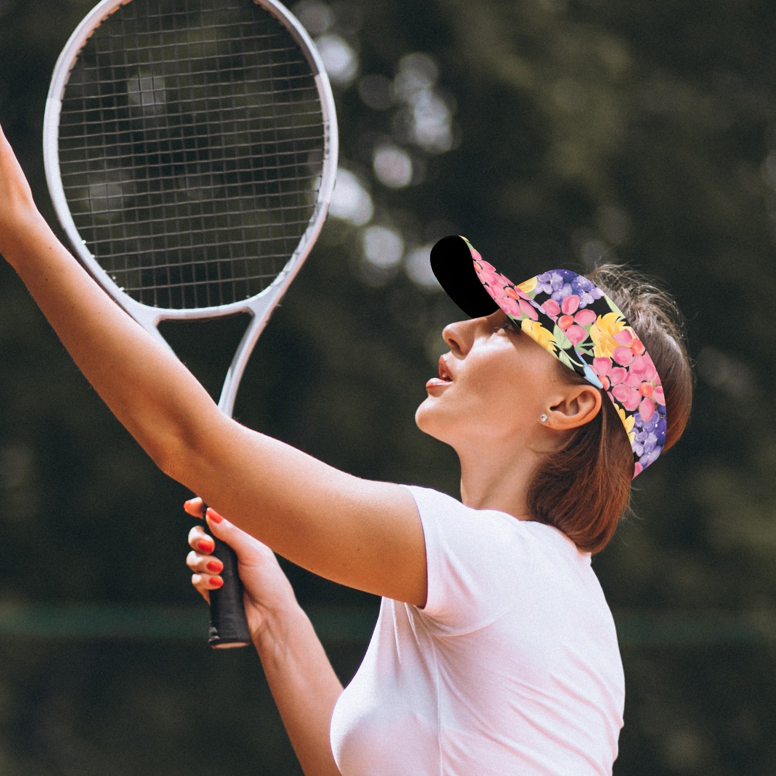Hawaiian Flowers Sports Visor