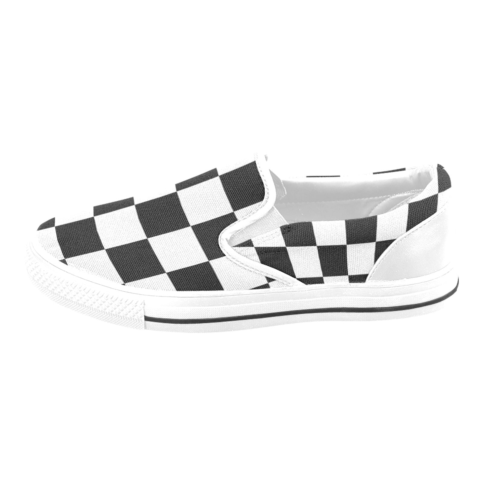 Checkerboard Slip-on Canvas Kid's Shoes (Big Kid)
