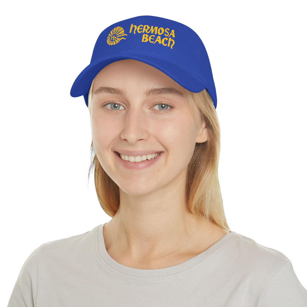Hermosa Beach California / Low Profile Baseball Cap