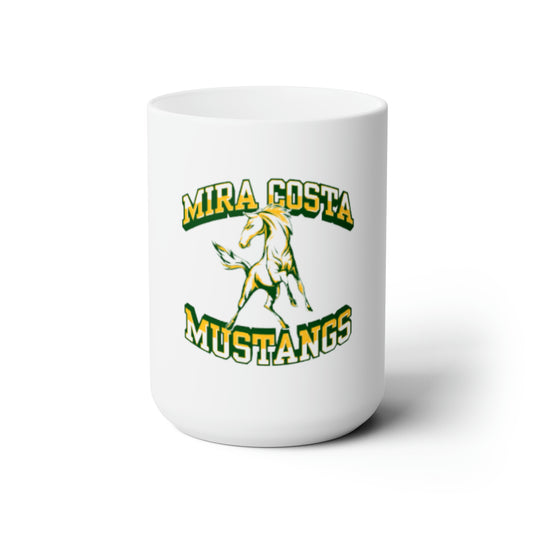 Mira Costa High School Mustangs Manhattan Beach Ceramic Mug 15oz