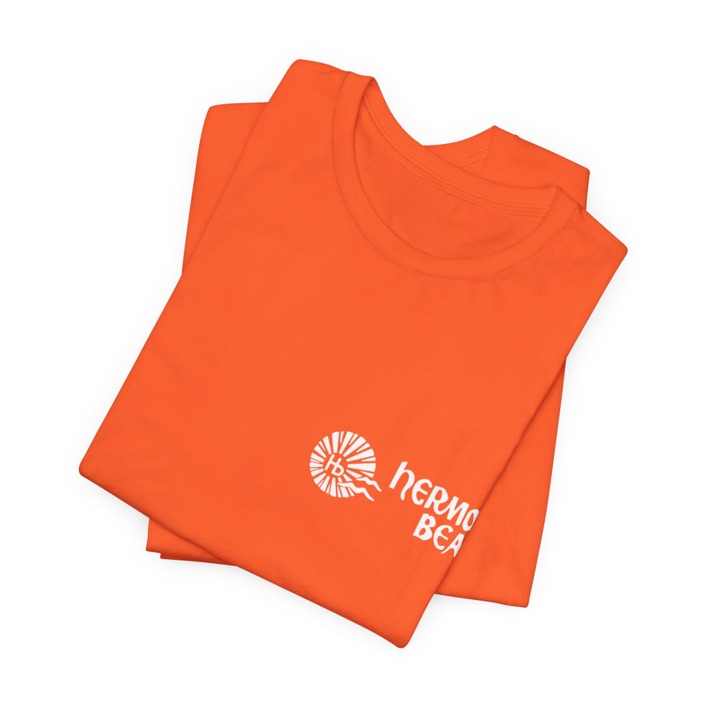 Hermosa Beach Tee — Colorful Front/Back Print Jersey T-Shirt