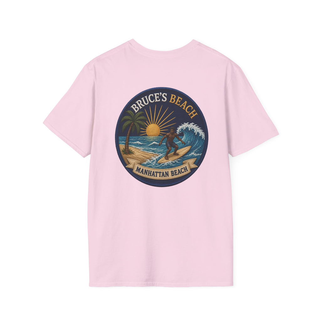 Bruce's Beach Manhattan Beach Surf Patch T-Shirt